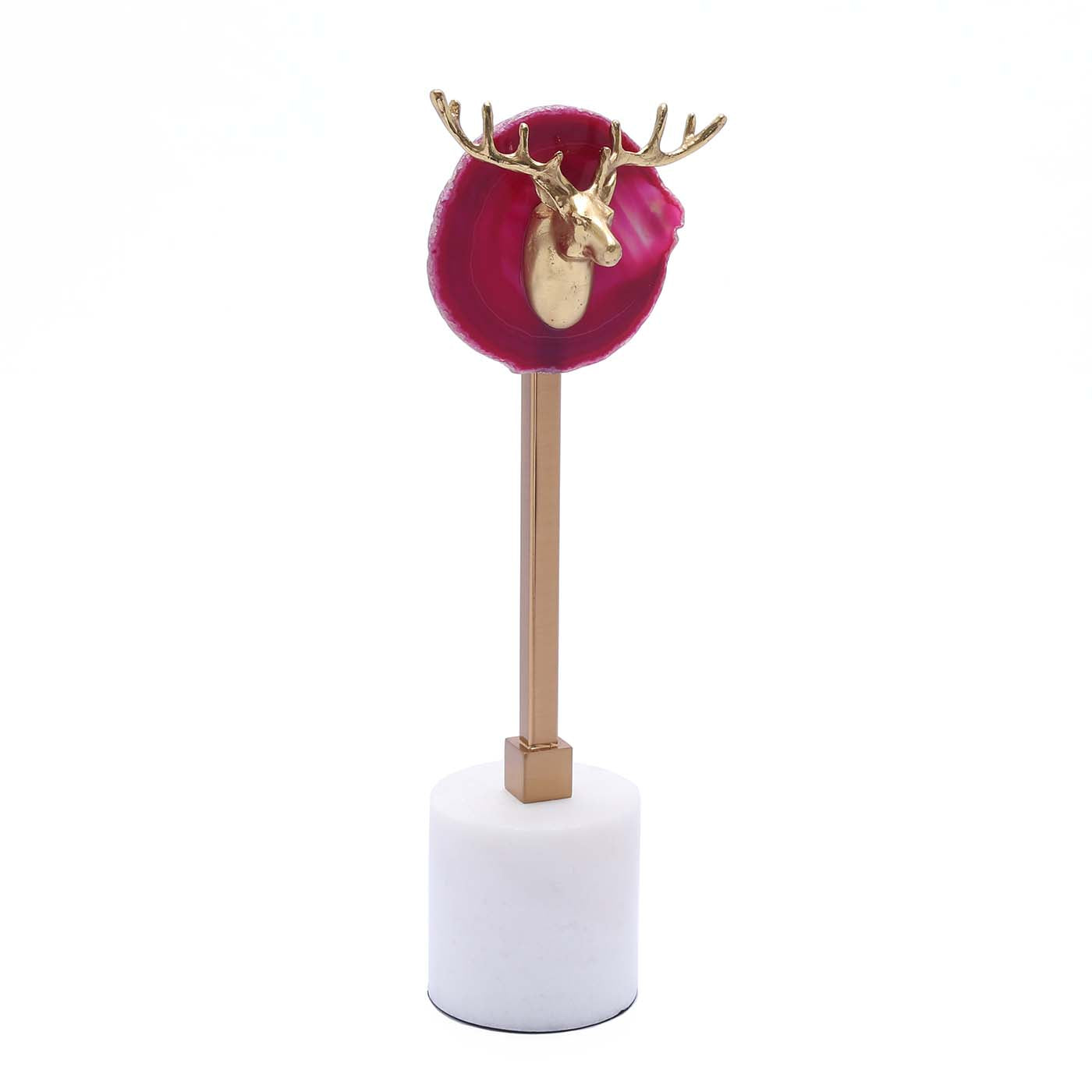 Red Dear Head Decor