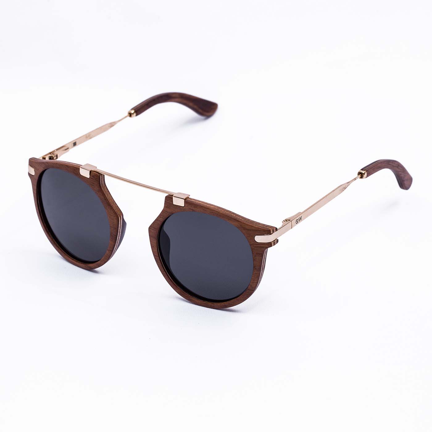 Qwood Glasses with walnut wood