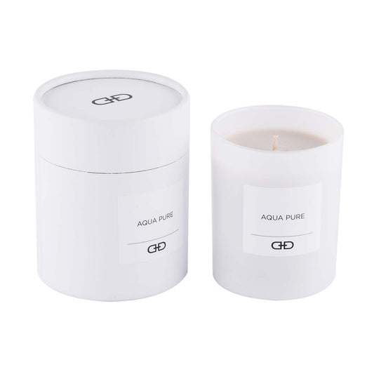 Something Blue Black & White Candle