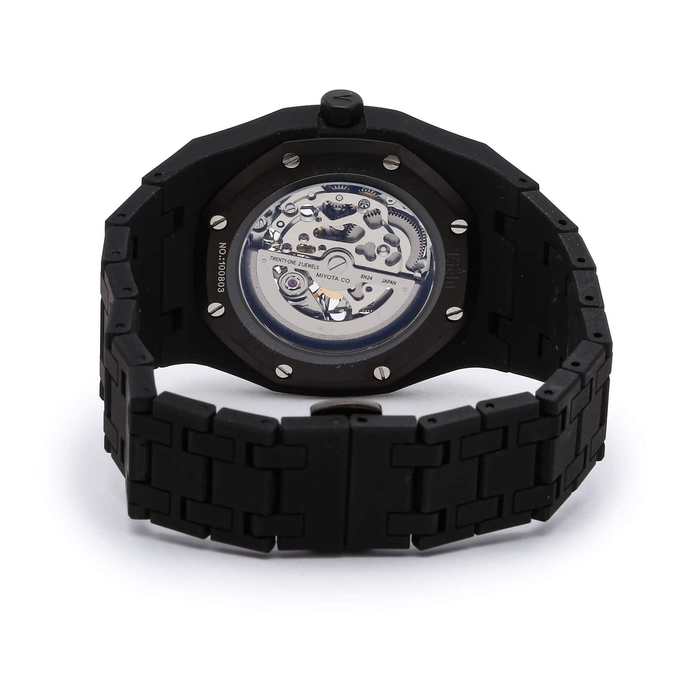 Silver Skeleton Watch