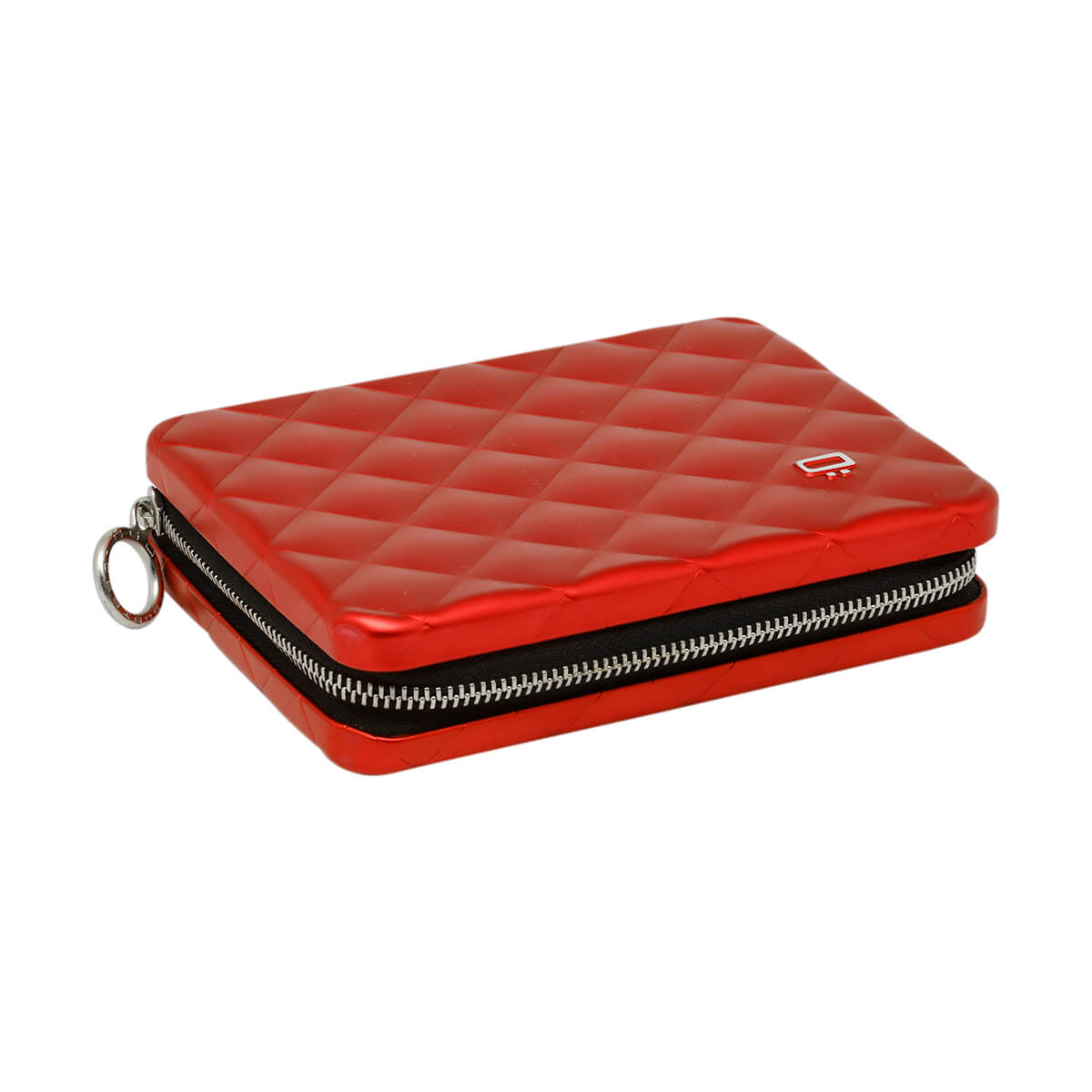 Quilted Passport Wallet - Red