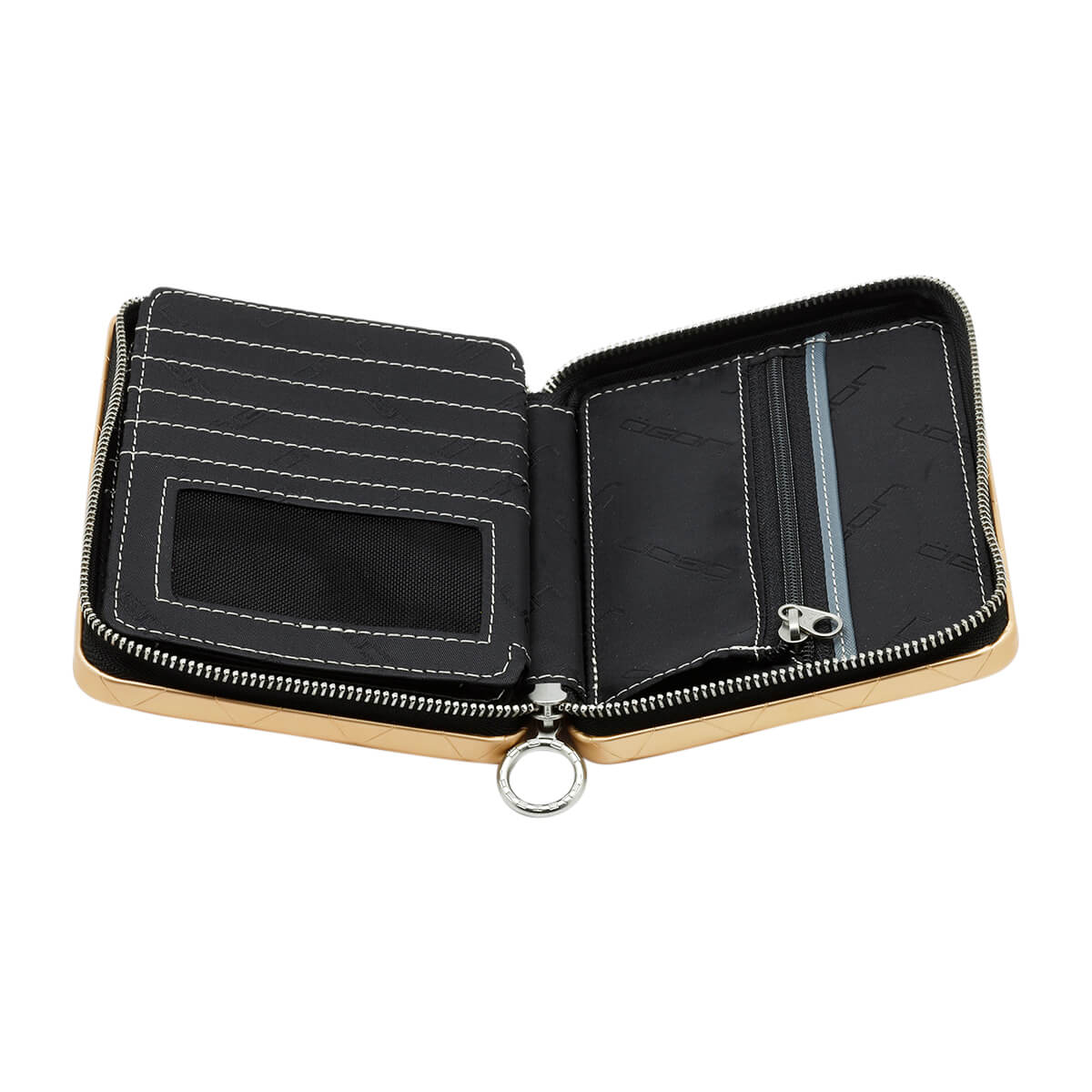 Quilted Passport Wallet - Rosegold