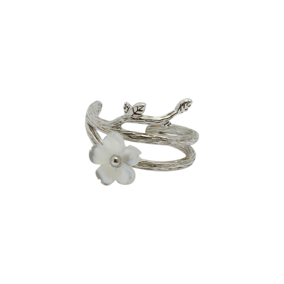 White Cherry Blossom Earrings