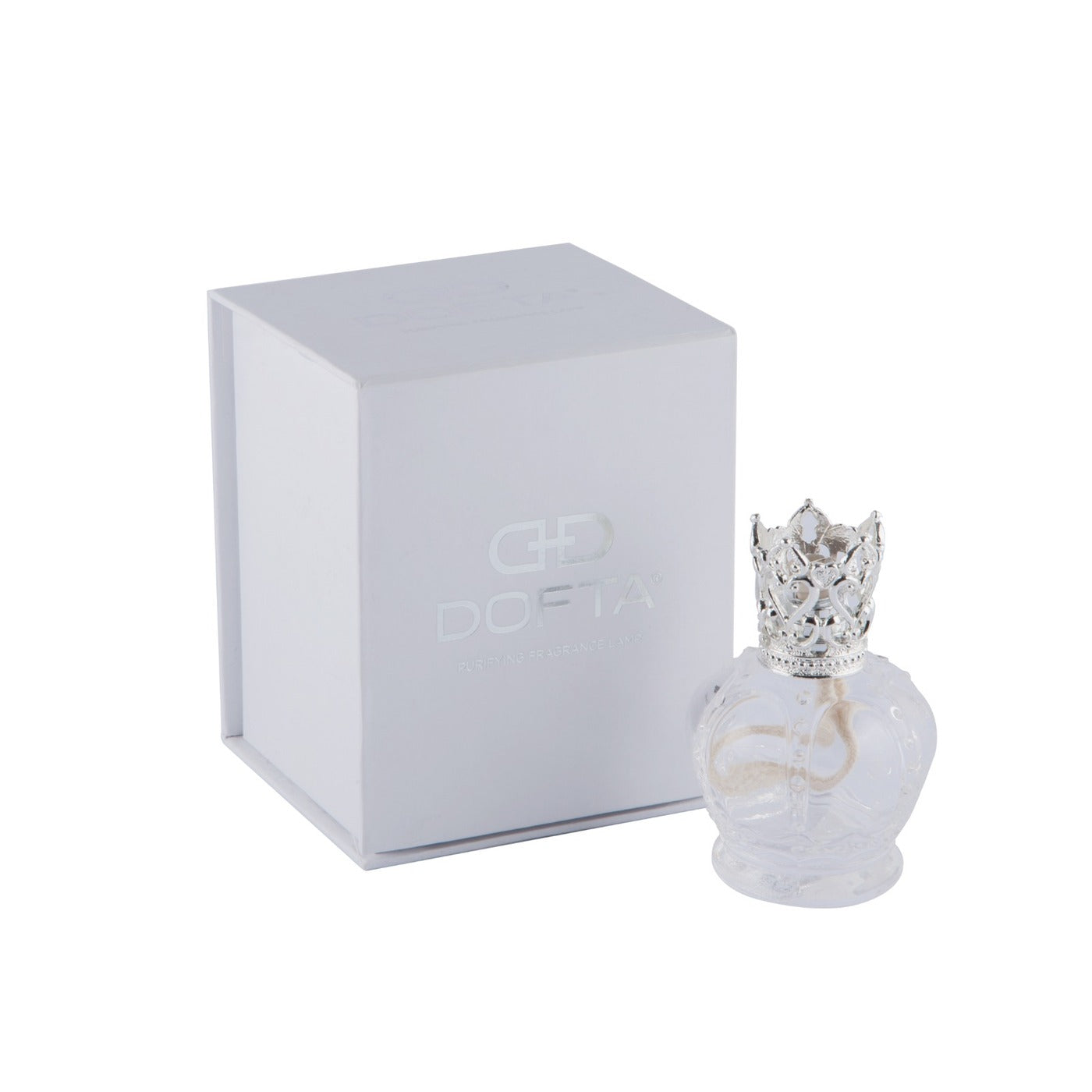 Purifying Lamp Crown- Clear Silver