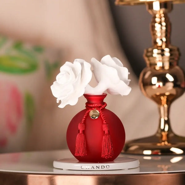 Aroma Porcelain Diffuser Rose Garden