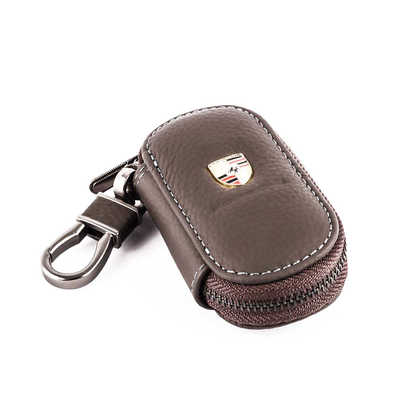 Porsche Brown Key Chain