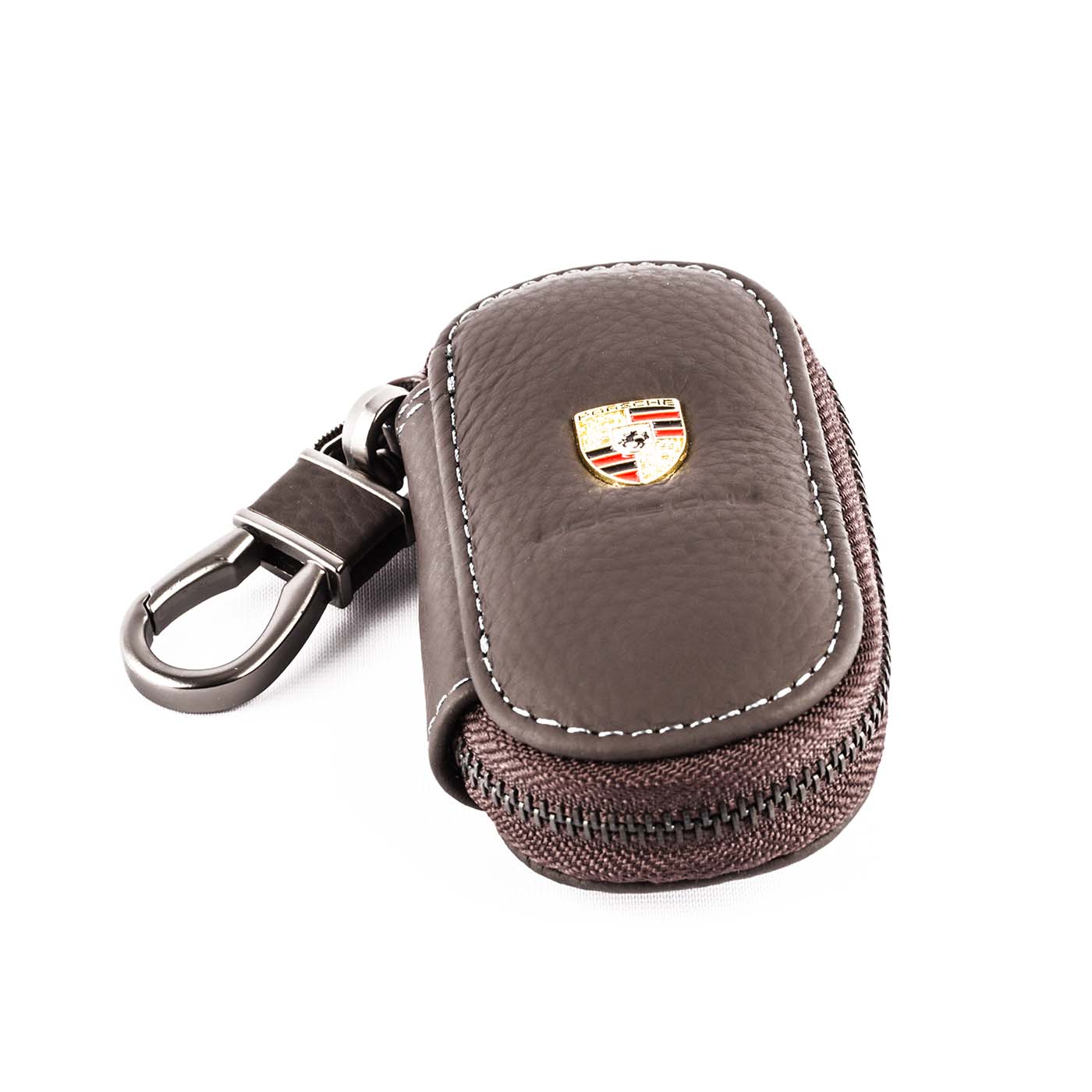 Porsche Brown Key Chain