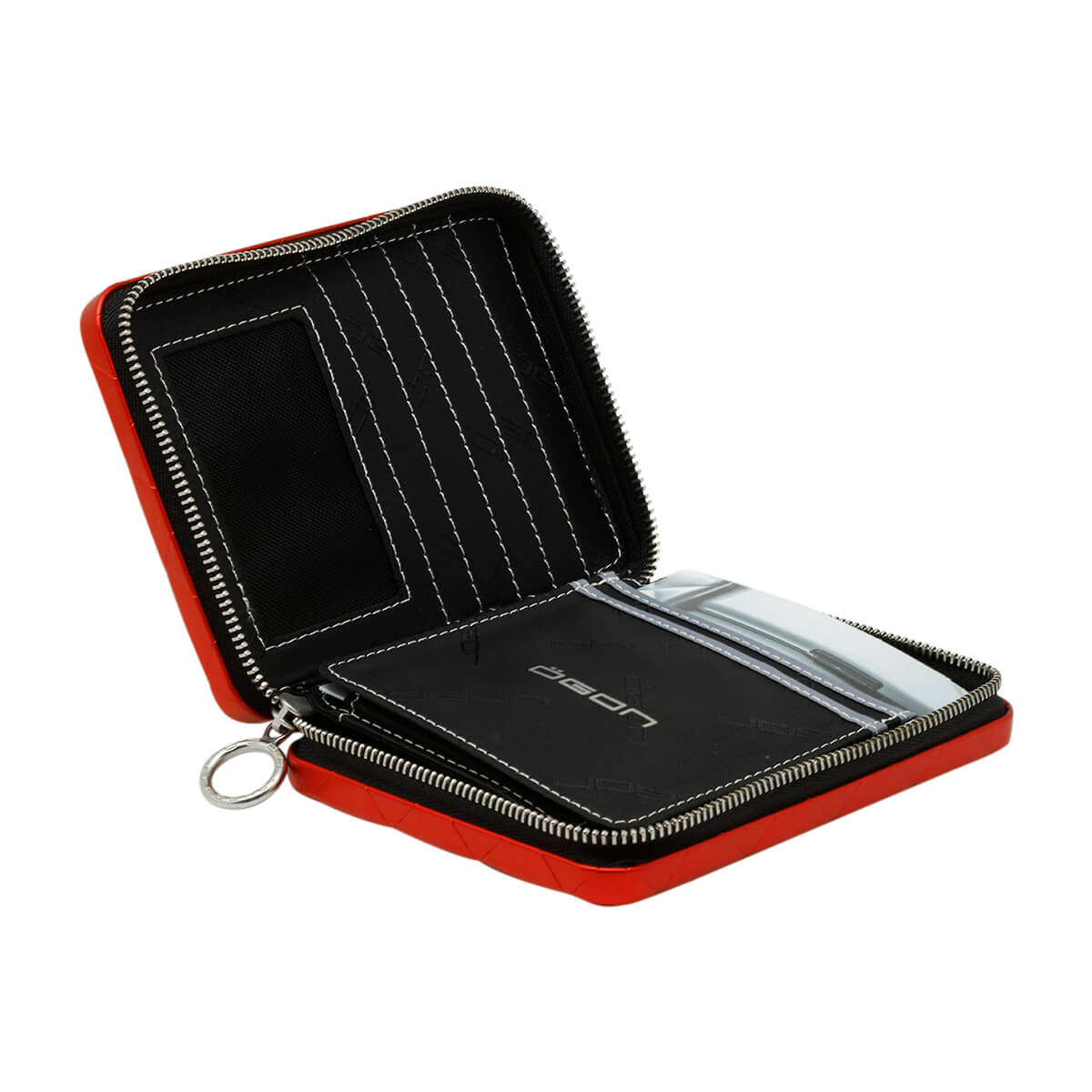 Quilted Passport Wallet - Red