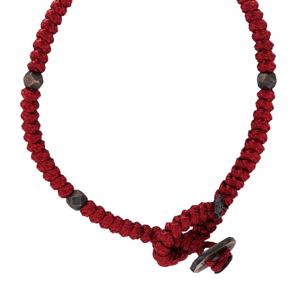 Snake Knot Bracelet Claret Red