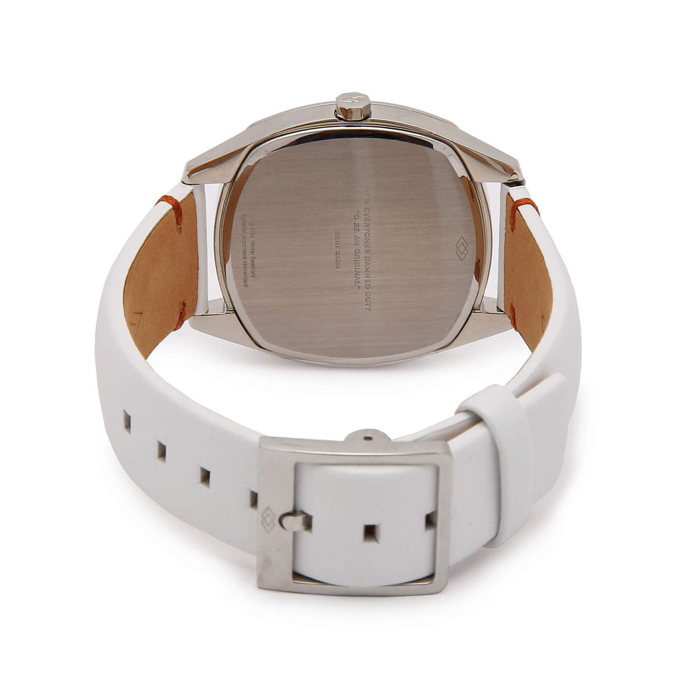 Octagon White Watch