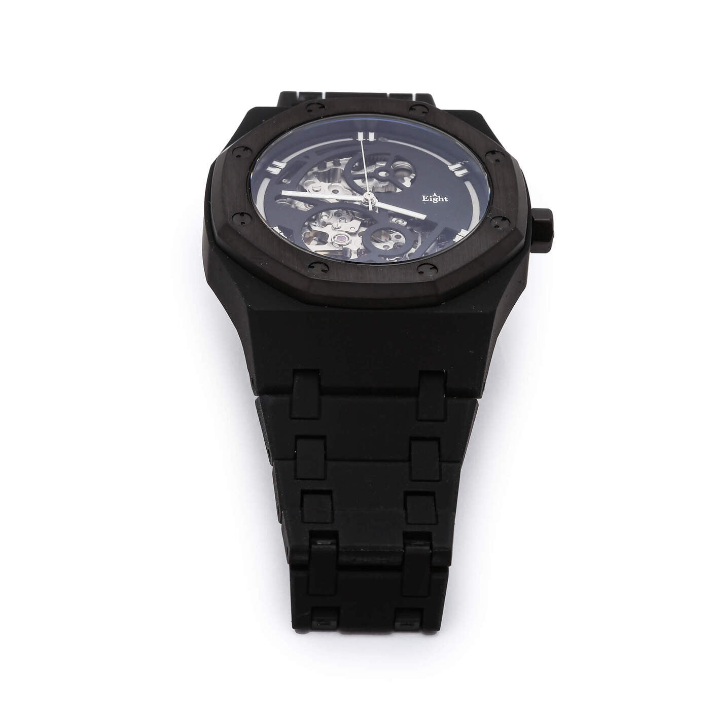 Silver Skeleton Watch