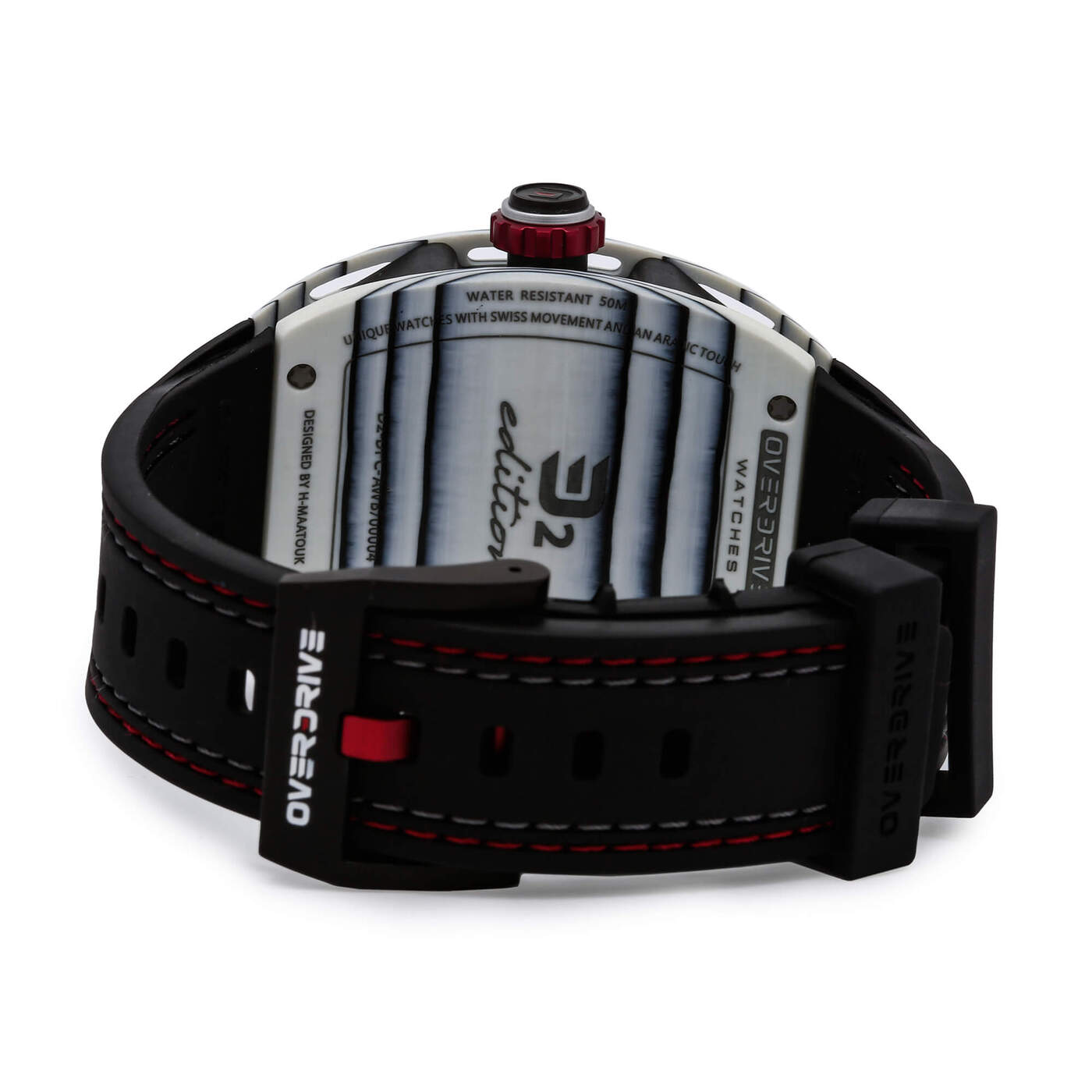 D2 Edition Arabic Watch - Black, Grey & White