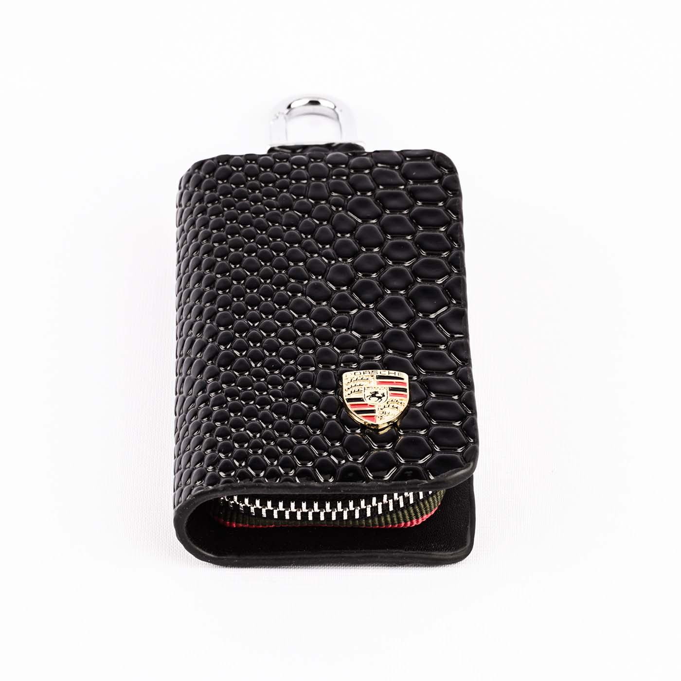 Porsche Black Key Chain
