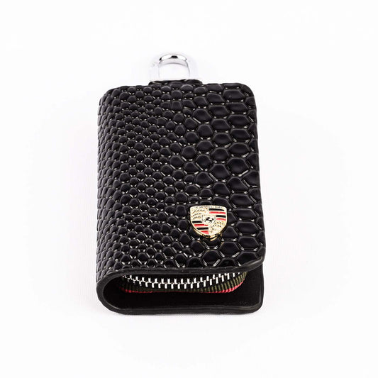 Porsche Black Key Chain