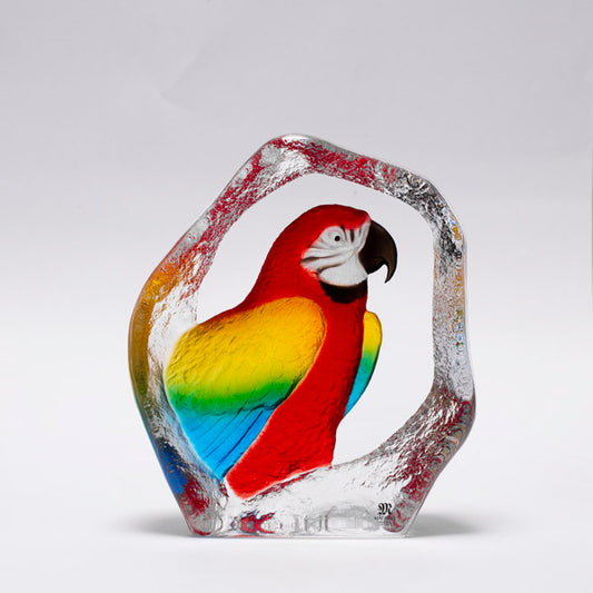 Parrot Glass Decor