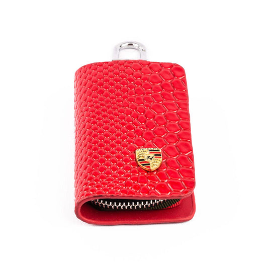 Porsche Red Key Chain
