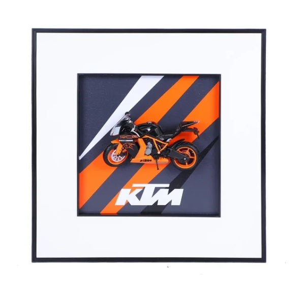 3D KTM RC8 Superbike Framed Wall Decor