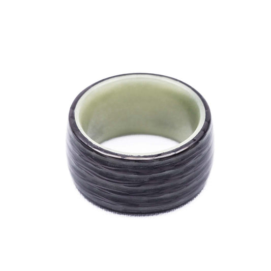 Carbon-Fi Ring Green Satum