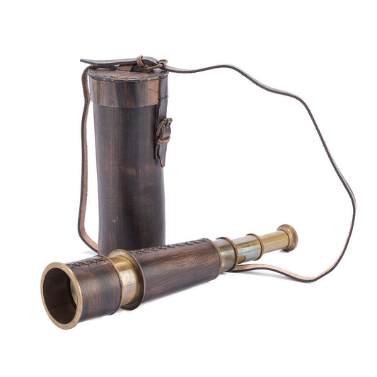 Antique Vintage Spyglass Telescope