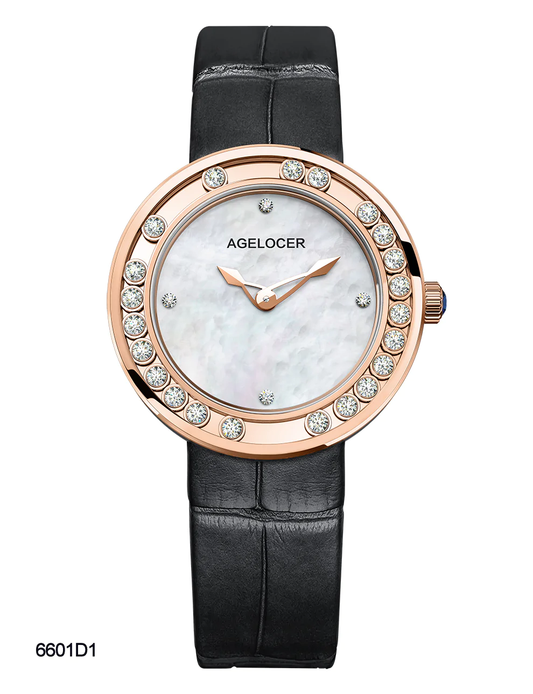 Agelocer Quartz watch Baikal white