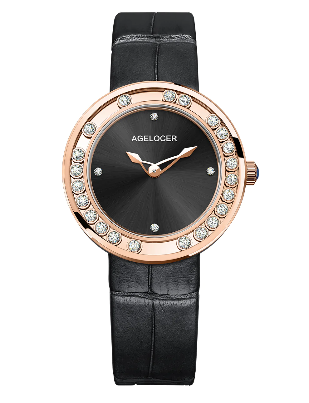 Agelocer Quartz watch Baikal black