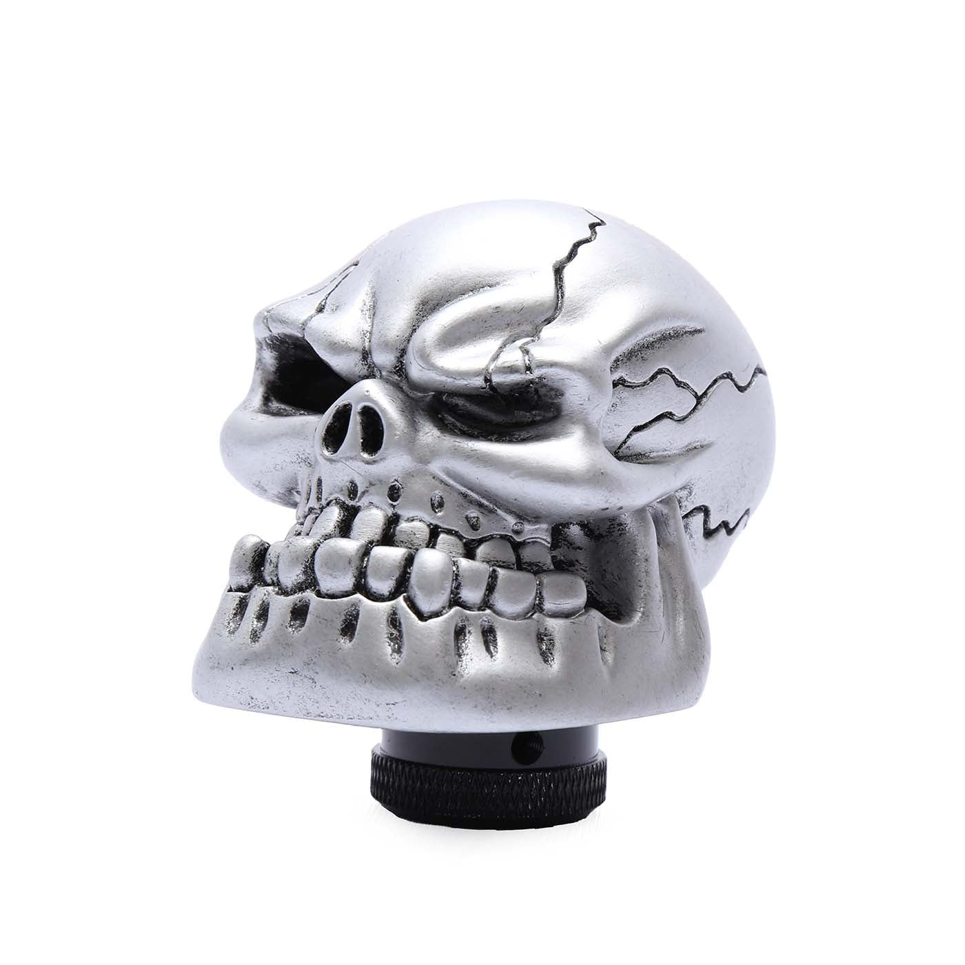 Car Gear Knob Skeleton Silver