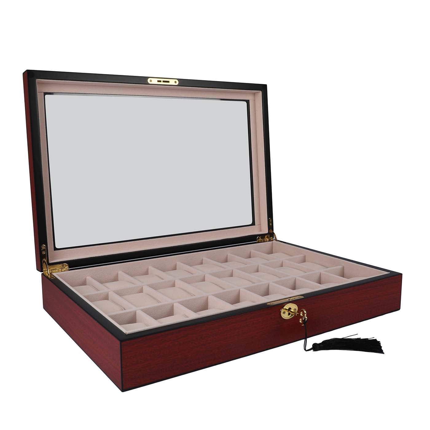 24 Slots Wooden Watch Box