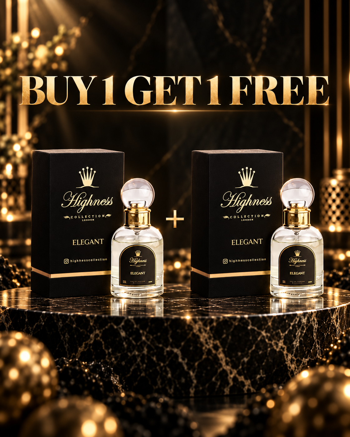 His Highness BOGO offer mobile banner