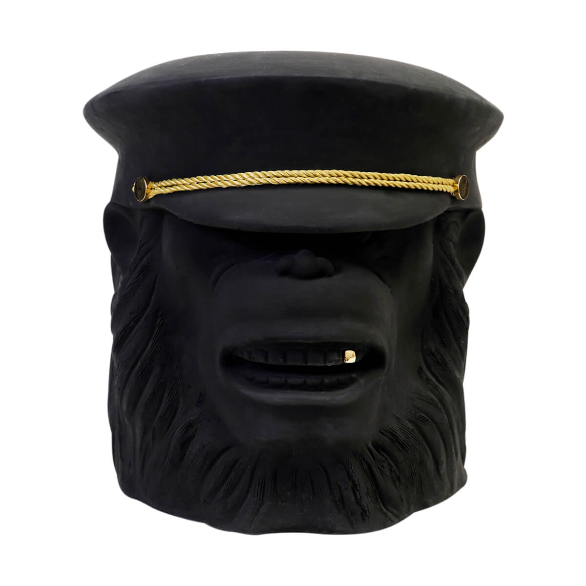 Monkey Face Pot Black Big