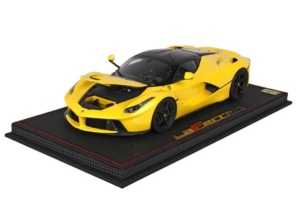Ferrari LaFerrari DIE CAST Modena Yellow With Black Wheels