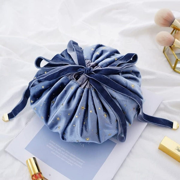 Drawstring Makeup Organizer Bag