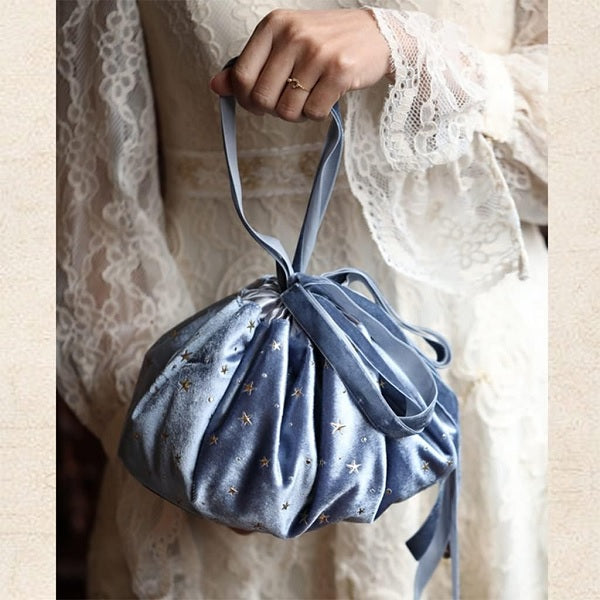 Drawstring Makeup Organizer Bag