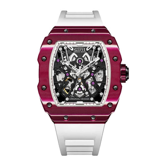Carbon Fiber Titanium Alloy Case (Burgundy)