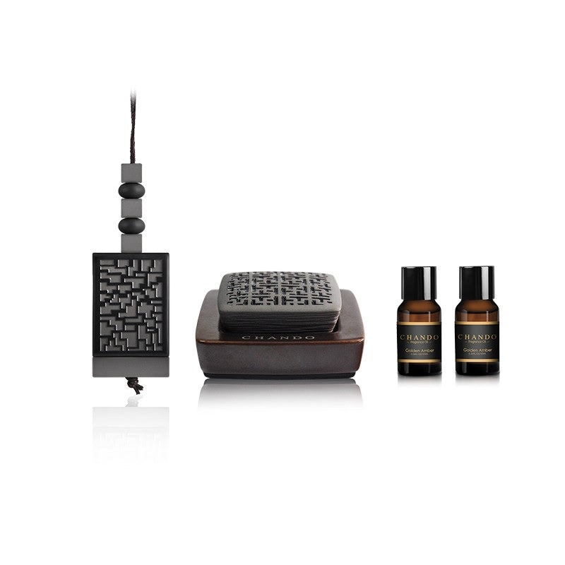 Chando Aroma Golden Amber Kit Car Diffuser