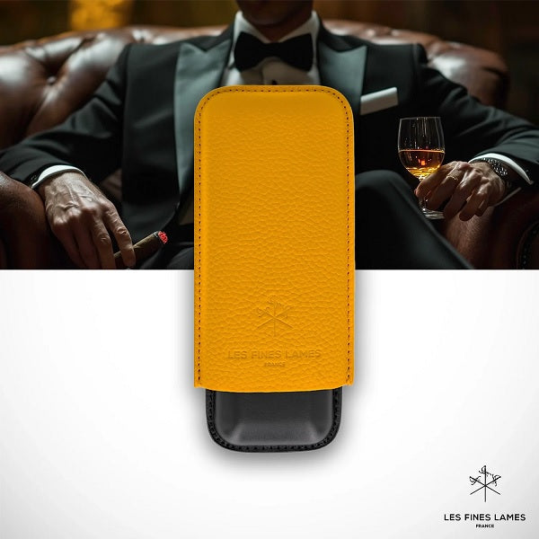 CIGAR CASE - DUO OD Yellow