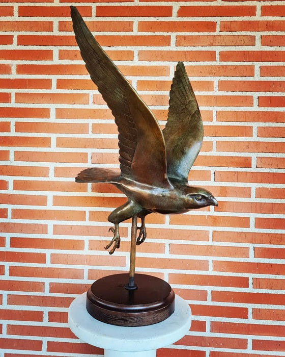 Polished Bronze Flying Eagle