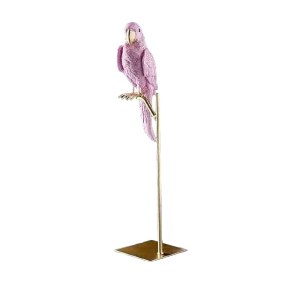 Minimalist Pink Parrot Decor