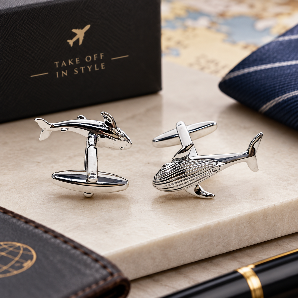 Whale Cufflinks