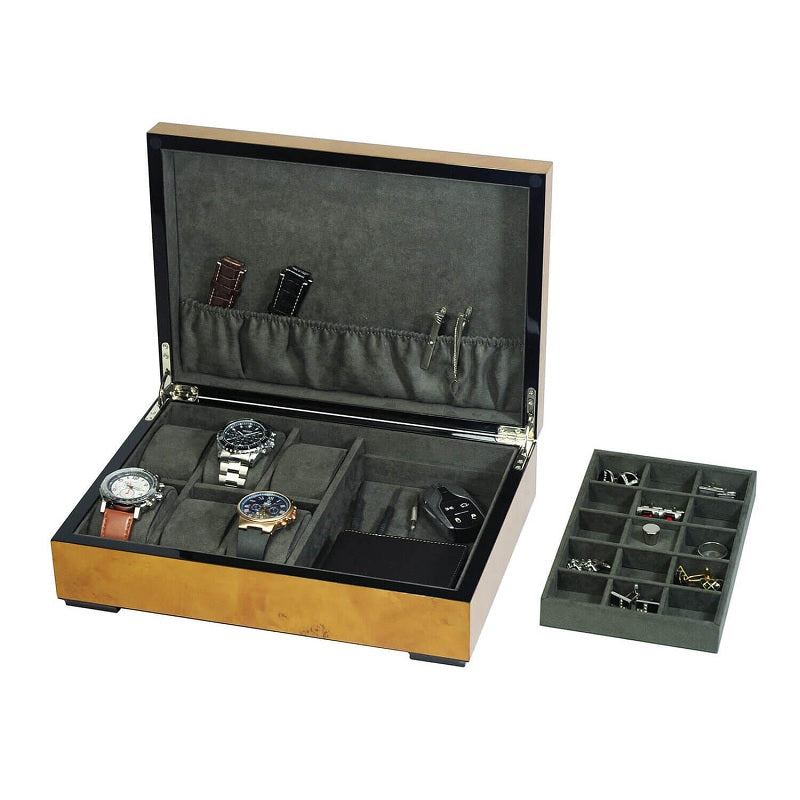 Wooden Watch & Jewelry Box
