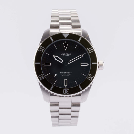 Kustom Watch Mark 1 Silver Blue Base