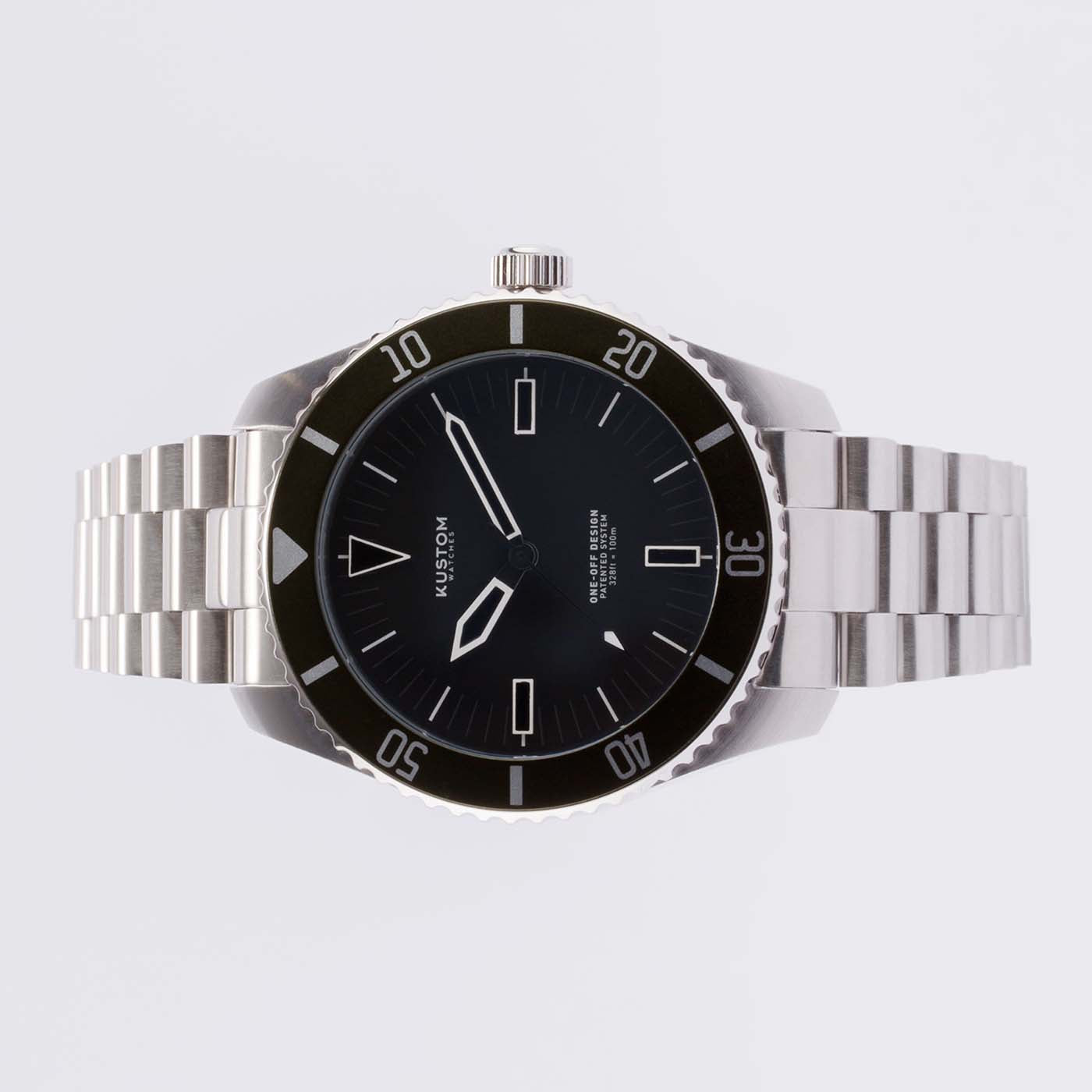 Kustom Watch Mark 1 Silver Blue Base