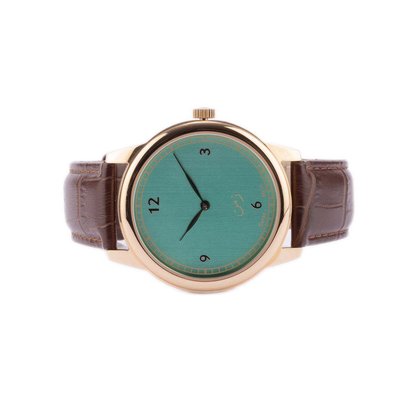 Zaman The Classic Green in Rose Gold