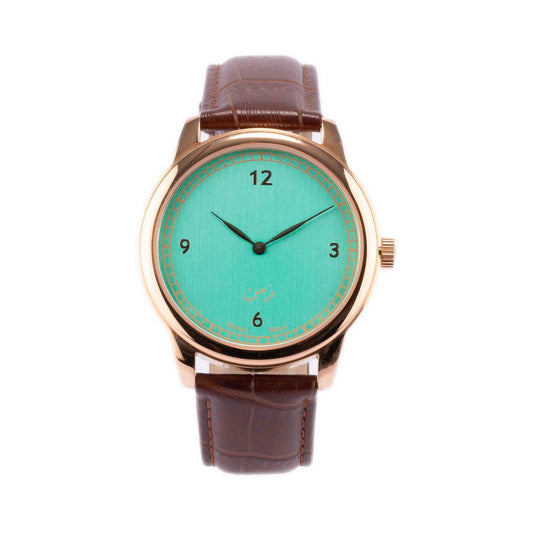 Zaman The Classic Green in Rose Gold