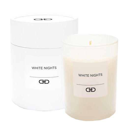 White Nights Black & White Candle