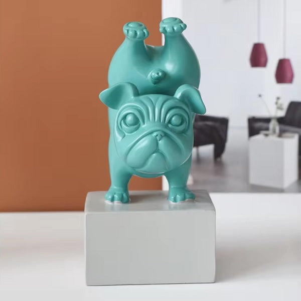 Resin Yoda dog Figurine (Green)