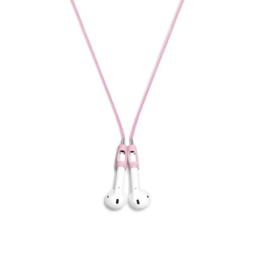 Magnetic Nylon Strap for Airpods Pink