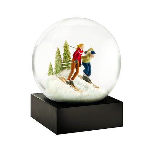 Skiers Cool Snow Globe