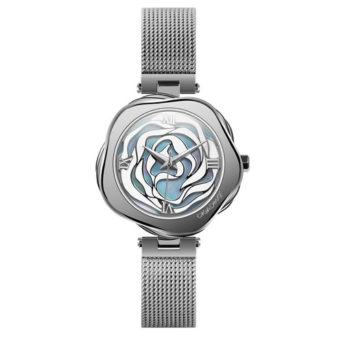 R-Series Danish Rose Quartz Stainless Steel Wristwatch