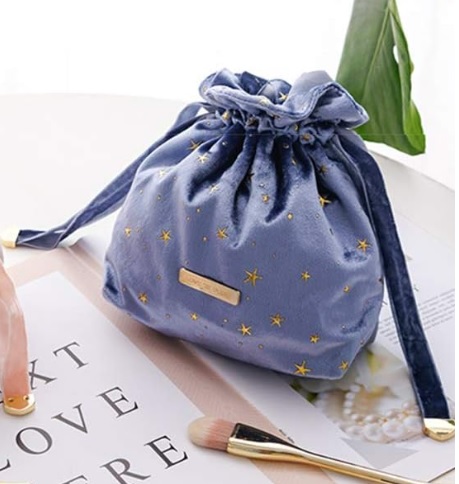 Blue Cosmetic Pouch