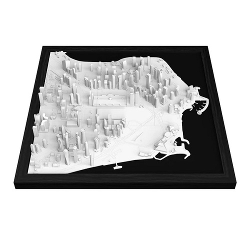 Doha 3D City Model Frame